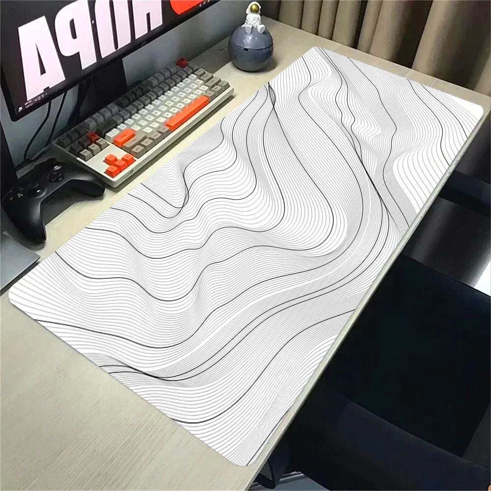 Topographic Mousepad Strata Liquid Mouse Pad Black 500x1000 Mat Gamer 900x400 Extended Pad Custom Mauseped Rubber Office Carpet CB DROPSHIPPING