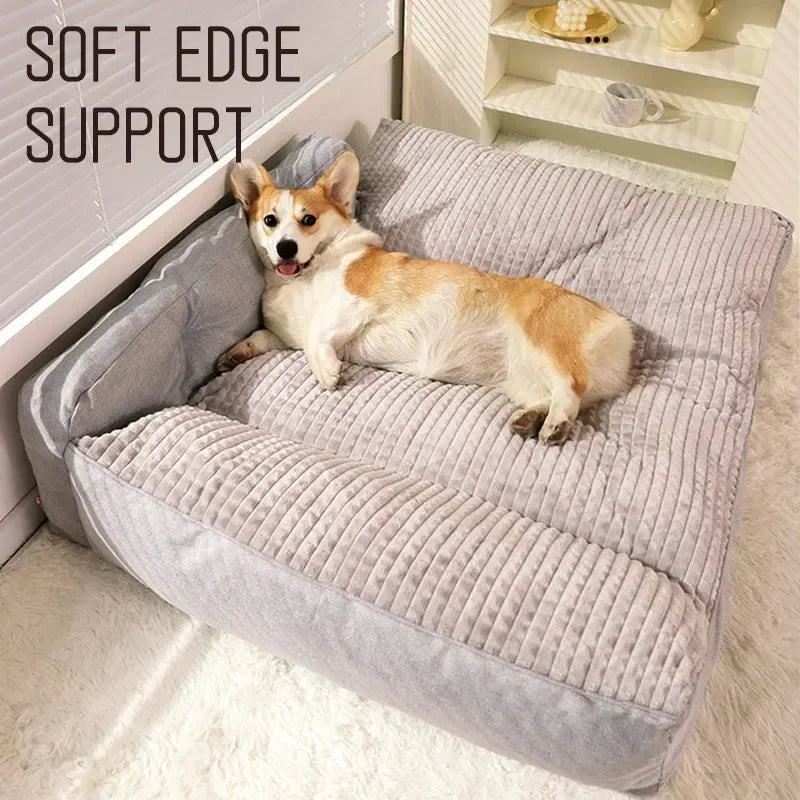Removable Pet Beds Washable Dog Mat Winter Warm Dog Mat Luxury Sofa for Small Medium Dogs Plaid Bed for Cats Dogs Fluff Sleeping CB DROPSHIPPING