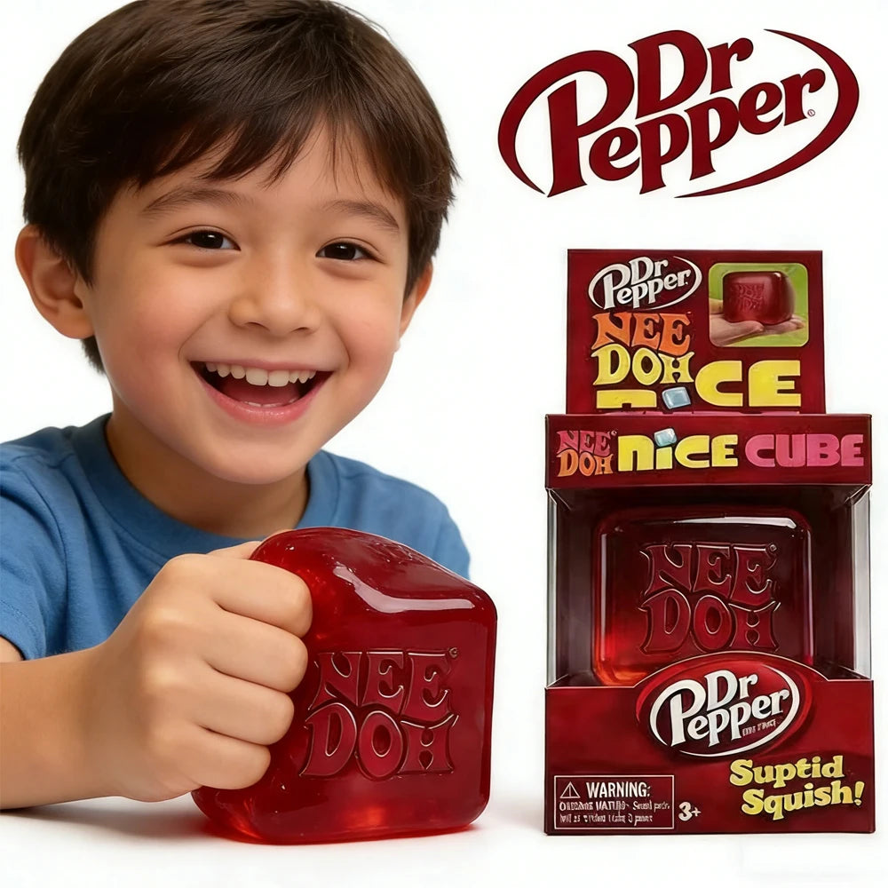 DC Schylling Needoh Nice Sensory Squeezing Toy Cube for Stress relief and Fingertip Release Toy for Pinching and Playing CB DROPSHIPPING