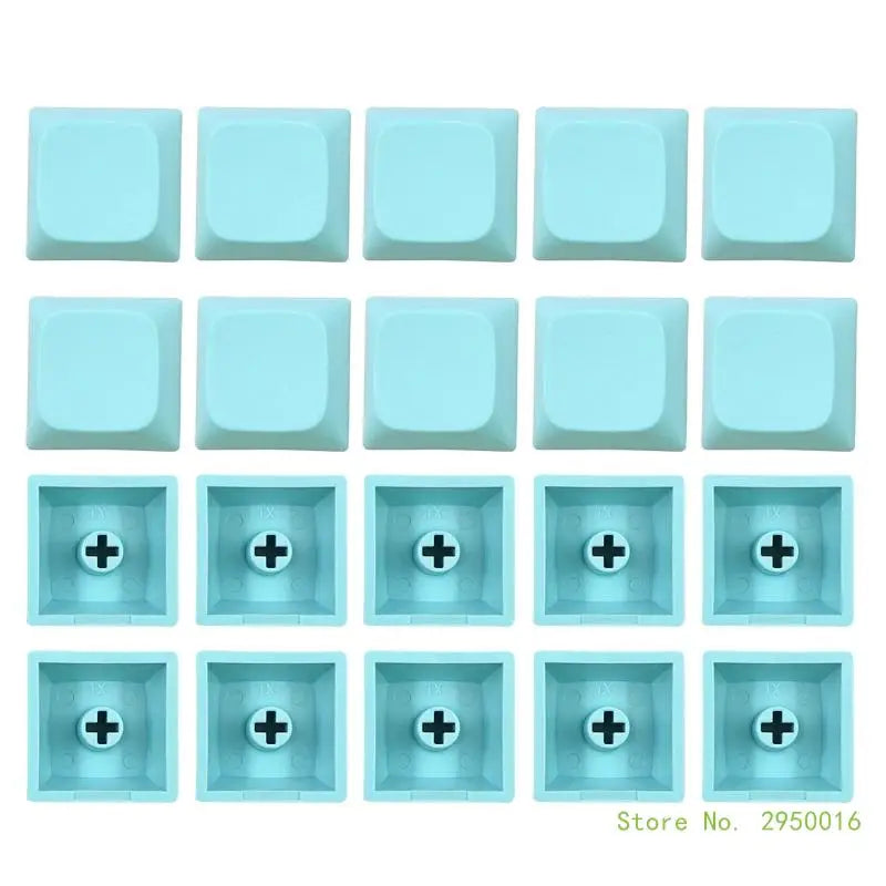 20 Pieces PBT Not Engraving Blank Keycap XDA Height 1U Dyeing Sublimation for Key Caps for Cherry Mx Switches CB DROPSHIPPING