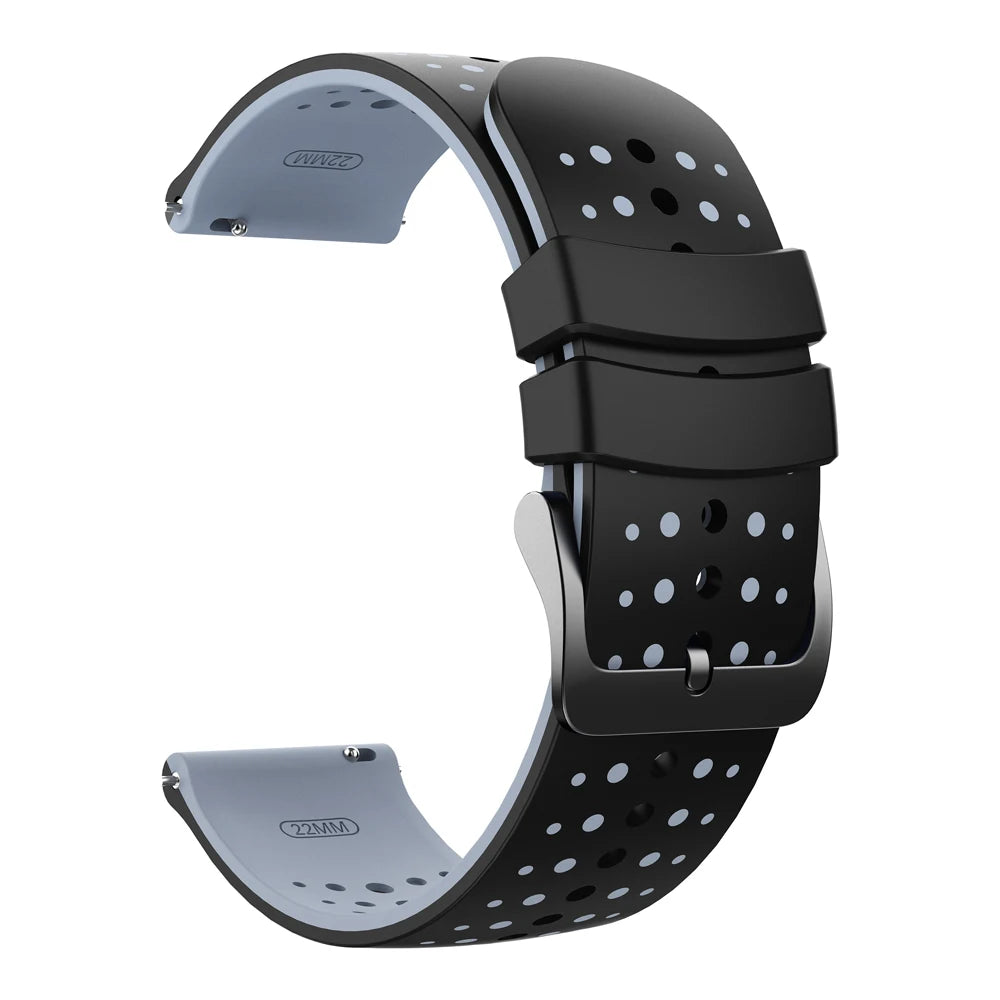 22mm Sport Slicone Strap For OnePlus Watch 3 2 2R 46mm Soft Bracelet For OPPO Watch X X2 4 Pro/Mi Watch 2 Pro S4 S3 S1 Watchband CB DROPSHIPPING