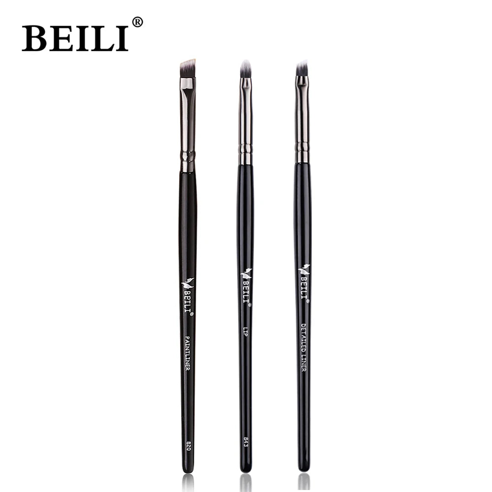 4pcs Blade Makeup Brushes Angled Thin Eyebrow Brush Flat Fine Eyeliner Brush Professional Liner Brow Make Up Tools CB DROPSHIPPING