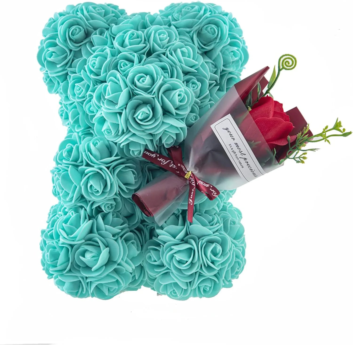 2024 New Artificial Flower Eternal Rose Teddy Bear for Mom Mother's Day Birthday Valentine's Day Anniversary Gifts & Decorations