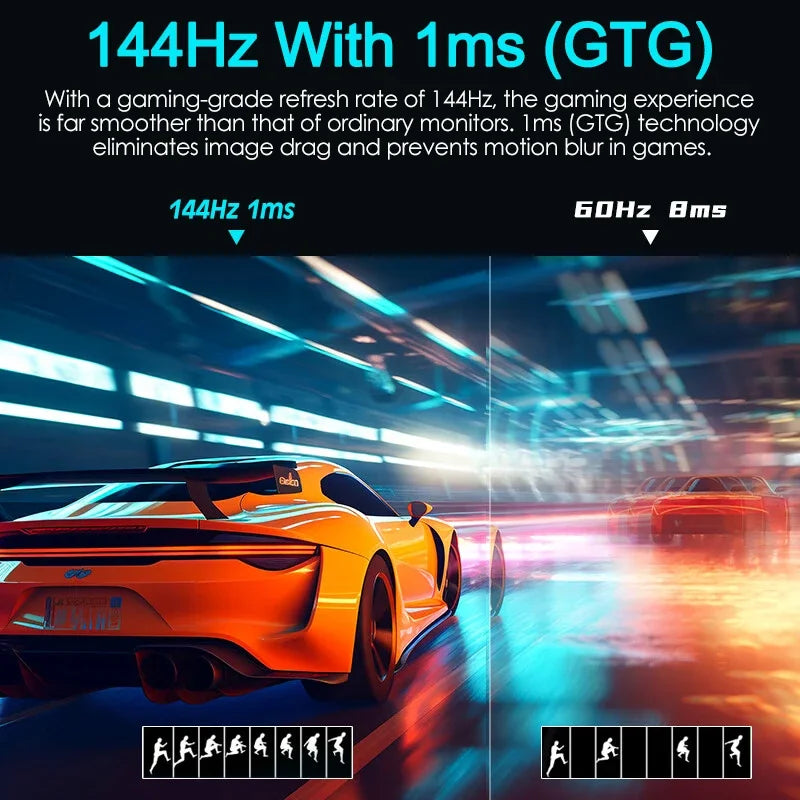 15.6 Inch 2K 144hz Touchscreen Portable Monitor 2560*1440P HDR 100%sRGB FreeSync 1ms IPS Screen With Hidden Stand Gaming Display CB DROPSHIPPING