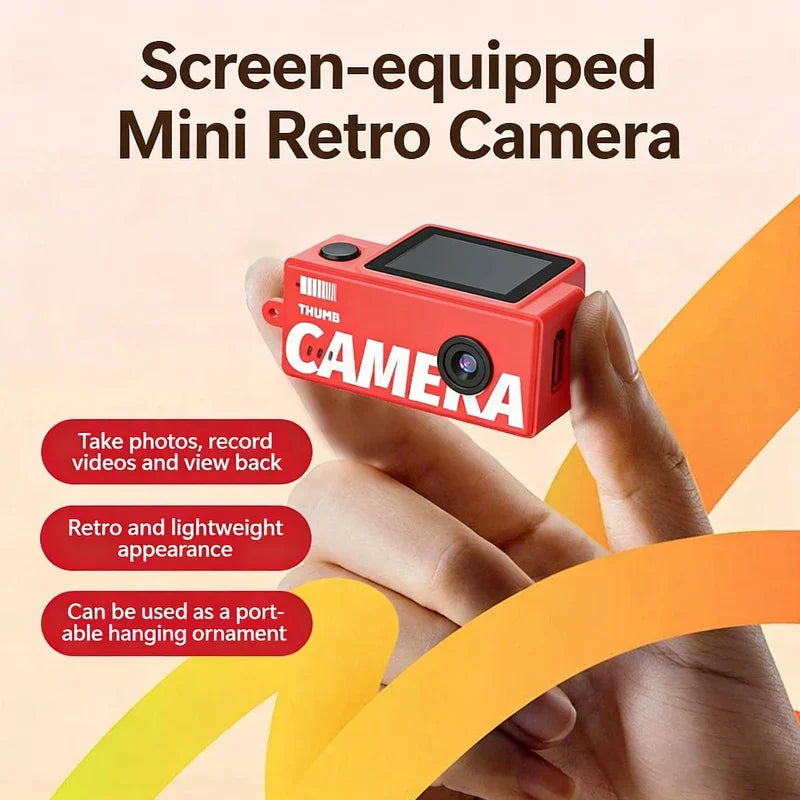 Portable X7 Thumb Camera Keychain Camera Retro Support Memory Card 1080p Very Small Camcorder Video Recorder Tools With Flash CB DROPSHIPPING