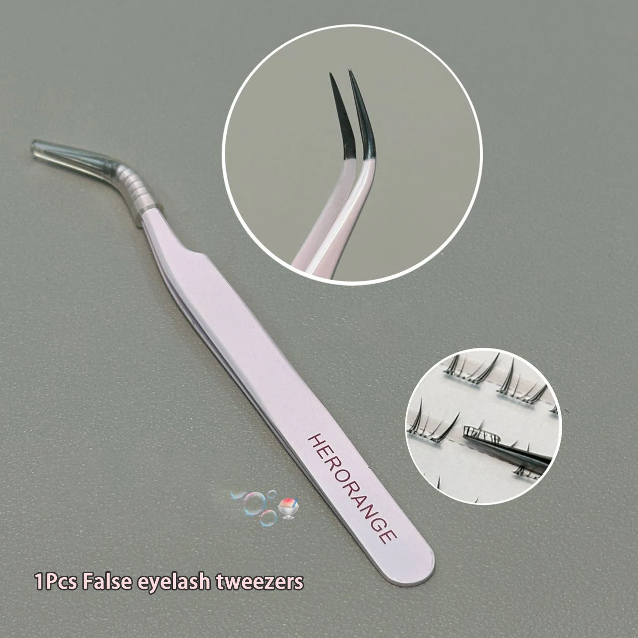 DIY Cluster Punk Silver Black Self-adhesive Glue Free False Eyelashes Segmented Thin Stems Halloween Makeup Girl Lashe Extension