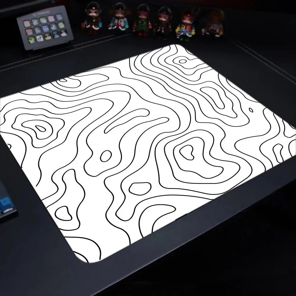 Fluid Mouse Pad 22X18 40X45 Square Computer Accessories Office Game Table Mats Rubber Anti-slip Mousepads Small Decor Desk Pads CB DROPSHIPPING