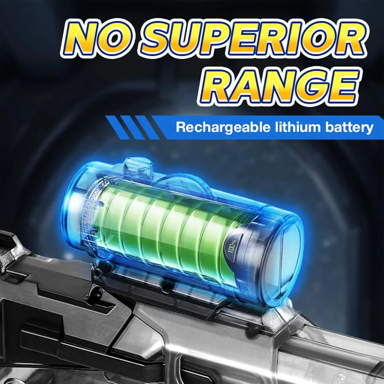 Automatic Electric Water Gun with 26FT Range, High Capacity for Pool Party and Outdoor Fun CB DROPSHIPPING