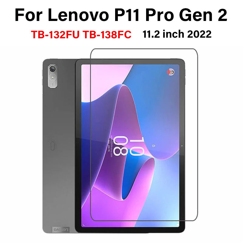 For Lenovo Tab P11 TB-J606F J606N J606L 11.0" Tempered Glass Screen Protector P11 Pro J706F 11.5 Tablet HD Clear Protective Film CB DROPSHIPPING