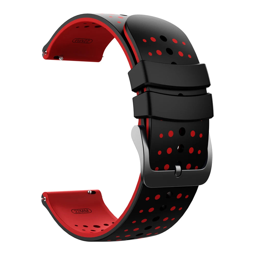 22mm Sport Slicone Strap For OnePlus Watch 3 2 2R 46mm Soft Bracelet For OPPO Watch X X2 4 Pro/Mi Watch 2 Pro S4 S3 S1 Watchband CB DROPSHIPPING