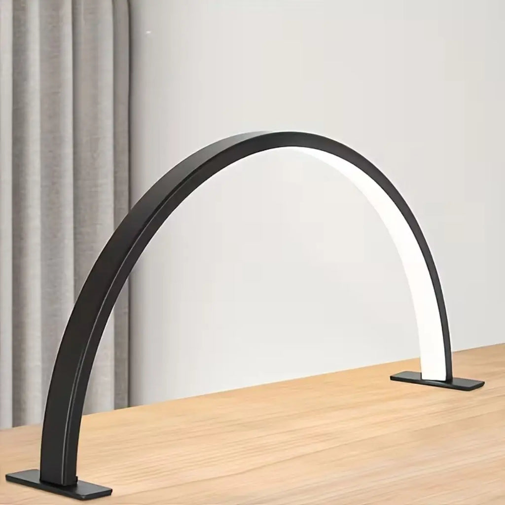 The 1pc crescent shaped nail lamp has adjustable brightness and color temperature, suitable for extending nails, eyelashes, and