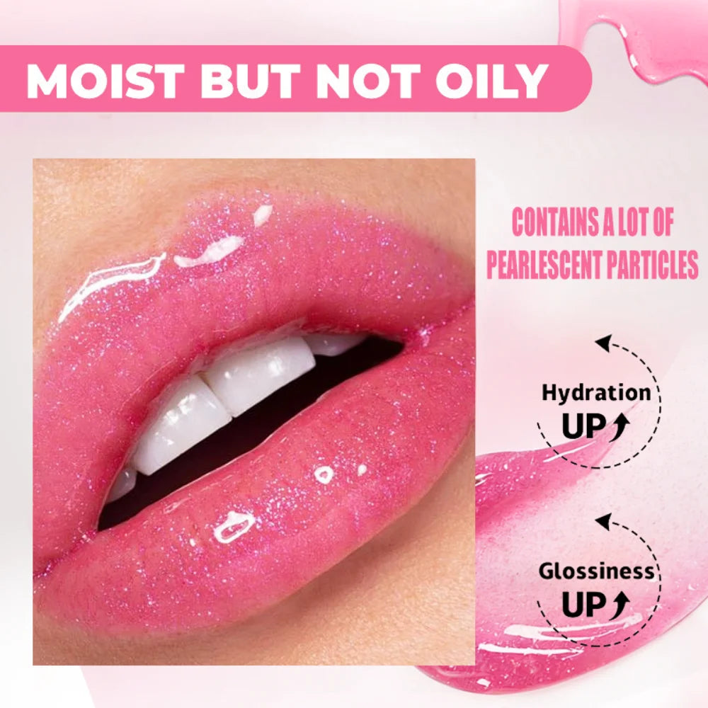 Three Colors Randomly Send A Fruit Moisturizing Color Changing Lip Gloss Waterproof Long-Lasting Daily Lipstick Holiday Gift