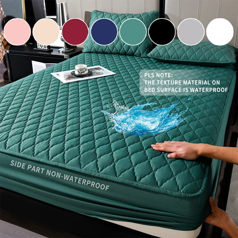 A Soft, Luxurious, High-Quality Mattress Cover  That Is Breathable and Cool, Liquid/Stain Resistant. a Mother's Day Family Gift. Machine Washable. Features Tight Elastic Edging, Pet-Friendly,