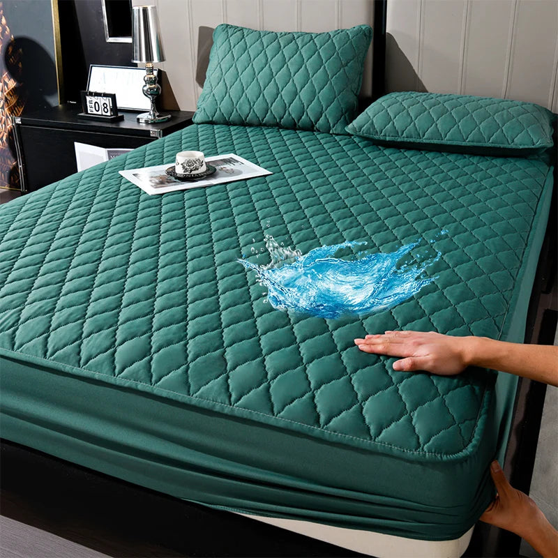 A Soft, Luxurious, High-Quality Mattress Cover  That Is Breathable and Cool, Liquid/Stain Resistant. a Mother's Day Family Gift. Machine Washable. Features Tight Elastic Edging, Pet-Friendly,