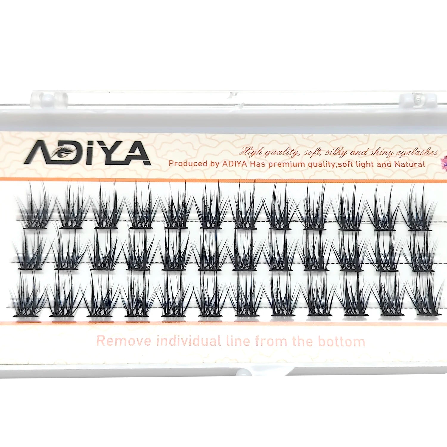 36Pcs C/D/dd 10-15mm DIY Eyelash Extension Segmented Cluster Easy Makeup Big Eye Secret Super Natural Lash Glitter Premade Lash CB DROPSHIPPING