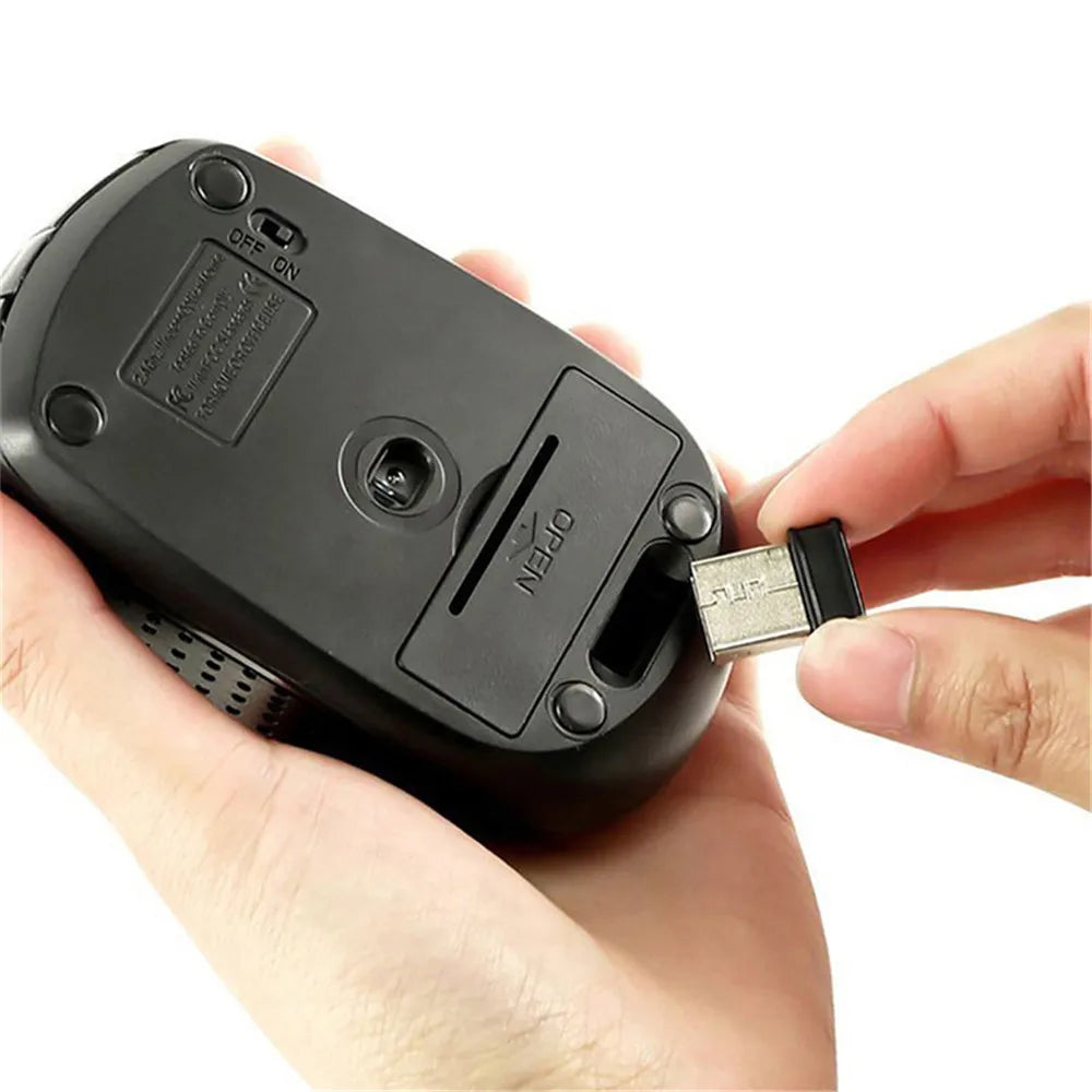 Wireless Mouse Silent Mouse 2.4G Portable Mobile Optical Office Mouse Adjustable DPI Levels for Notebook PC Laptop MacBook CB DROPSHIPPING