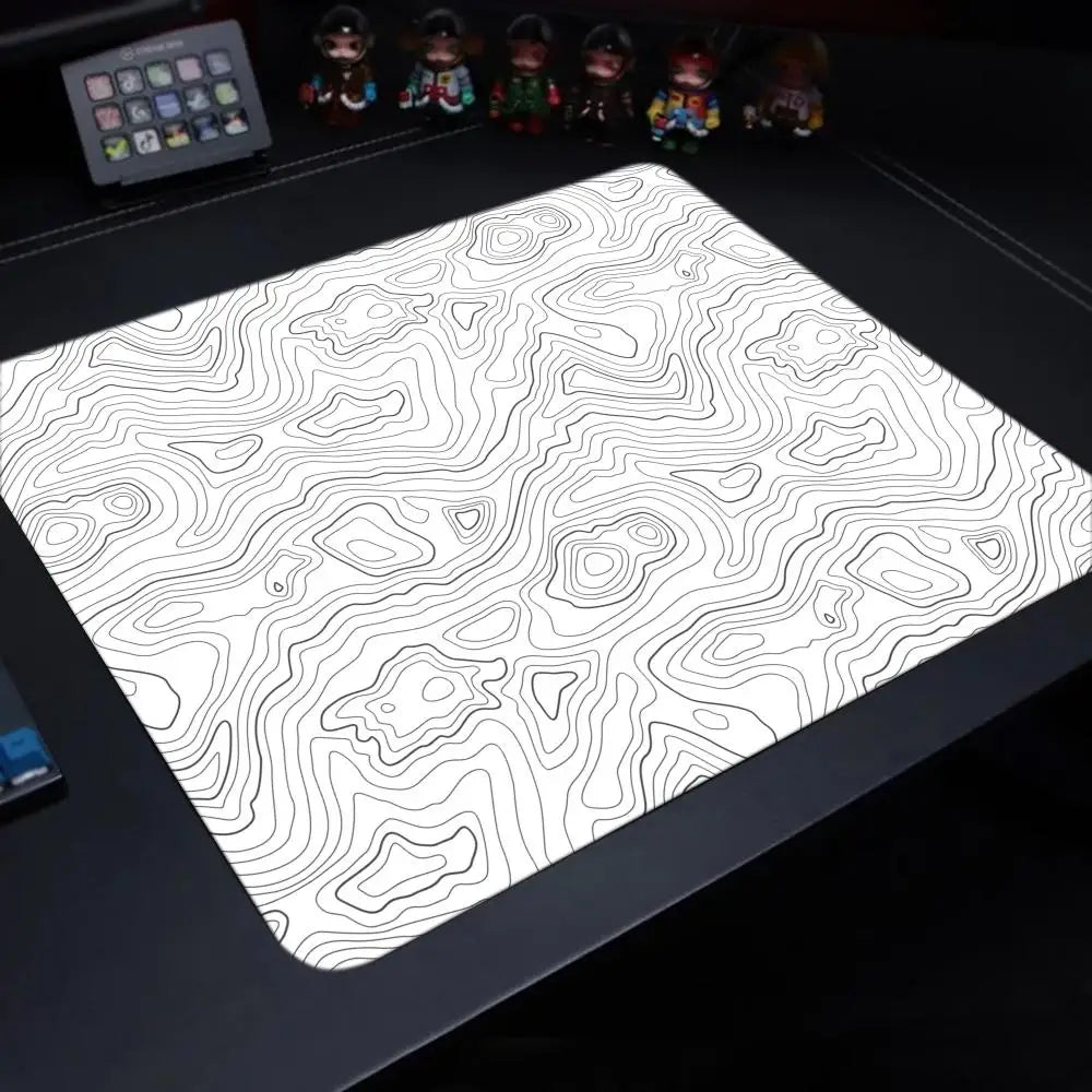 Fluid Mouse Pad 22X18 40X45 Square Computer Accessories Office Game Table Mats Rubber Anti-slip Mousepads Small Decor Desk Pads CB DROPSHIPPING