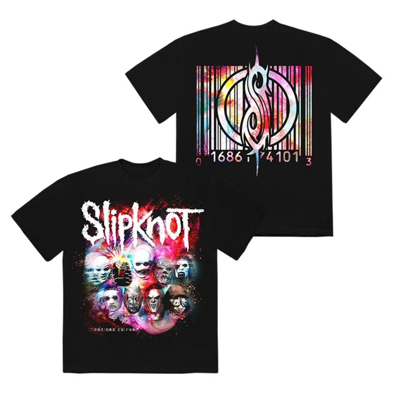Devil's Face Slipknot Band T-Shirt 100% Cotton Graphic Tee Men Women Summer Streetwear Top