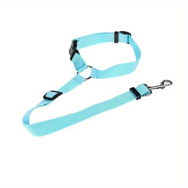 1PC Adjustable Pet Dog And Cat Seat Belt Safety Rope Car Headrest Restraint for Small Dogs Car Seat Belt Accessories CB DROPSHIPPING