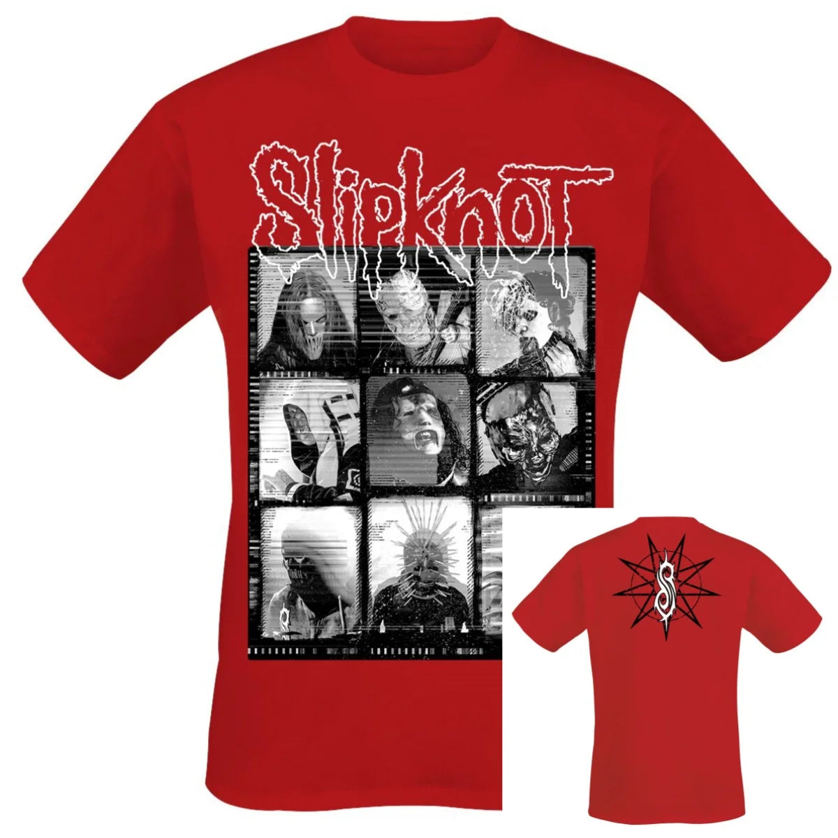 Iowa Star Slipknot T-Shirt Men Women Vintage Metal Rock Band Graphic Tee 100% Cotton Summer Streetwear Top