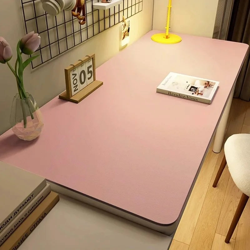 Leather Table cloth for Home Easy Clean Table Protector Waterproof Tea Coaster Large Desk Mat Anti-Slip Gamer Keyboard Mouse Mat CB DROPSHIPPING