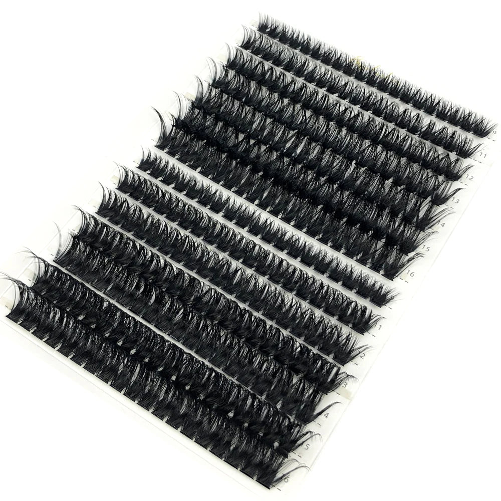 AMSDCN 100/280 clusters 30D 40D 60D 80D curly eyelashes naturally soft DIY makeup false eyelashes
