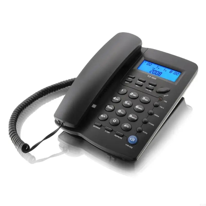 Corded Landline Telephone Desk House Phones with Large Buttons Phone TCF3000 CB DROPSHIPPING