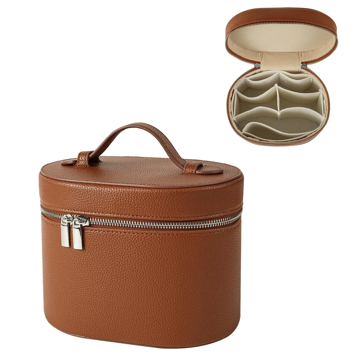 Large Capacity PU Leather Makeup Bag Portable Makeup Box For Women Girls Travel Toiletry Cosmetic Organizer CB DROPSHIPPING