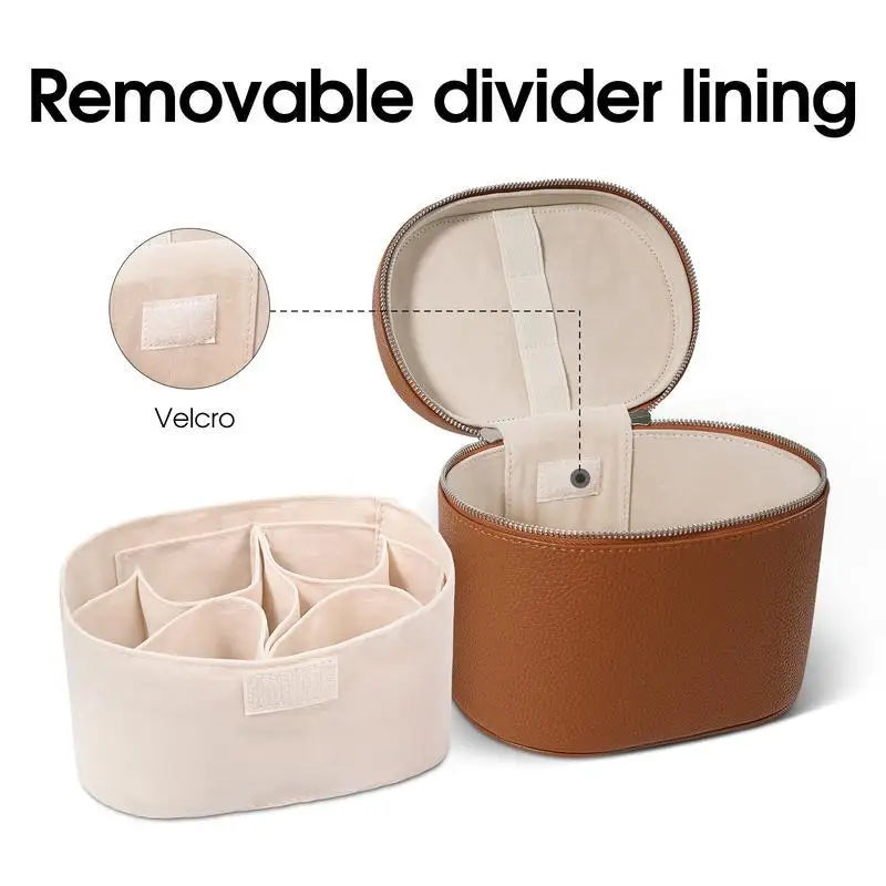 Large Capacity PU Leather Makeup Bag Portable Makeup Box For Women Girls Travel Toiletry Cosmetic Organizer CB DROPSHIPPING