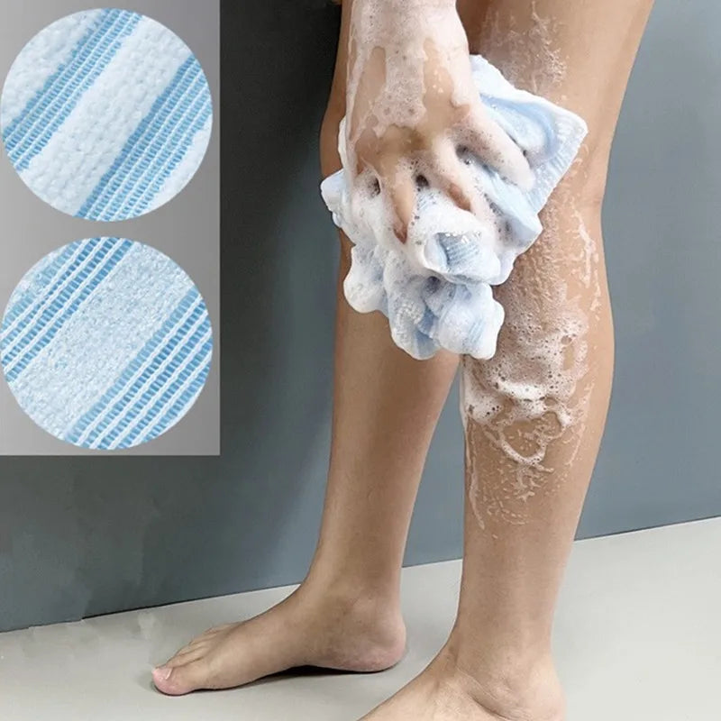 Japanese Exfoliating Bath Towel Ultra-Long Shower Scrubber for Back Antibacterial Foam Washcloth Multi-Use for Shower Skincare CB DROPSHIPPING