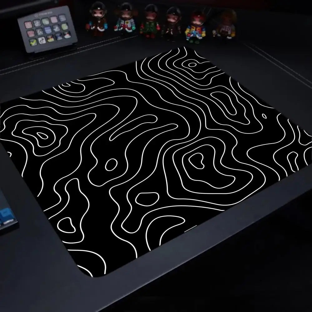 Fluid Mouse Pad 22X18 40X45 Square Computer Accessories Office Game Table Mats Rubber Anti-slip Mousepads Small Decor Desk Pads CB DROPSHIPPING