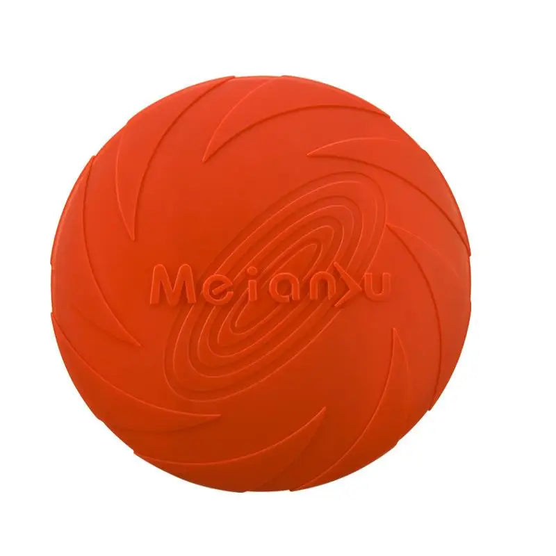 Dog Flying Disc Toy Rubber Pet  Bite Resistant Floating Water Toy for Training Throwing Interactive Play for Medium Large Dogs CB DROPSHIPPING