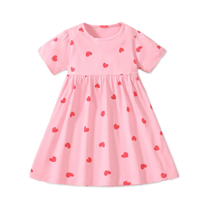 Little maven Baby Girls Casual Clothes Little  Girls 2026 New Summer Dress Kids Elegant Party Dress Children's Clothing CB DROPSHIPPING