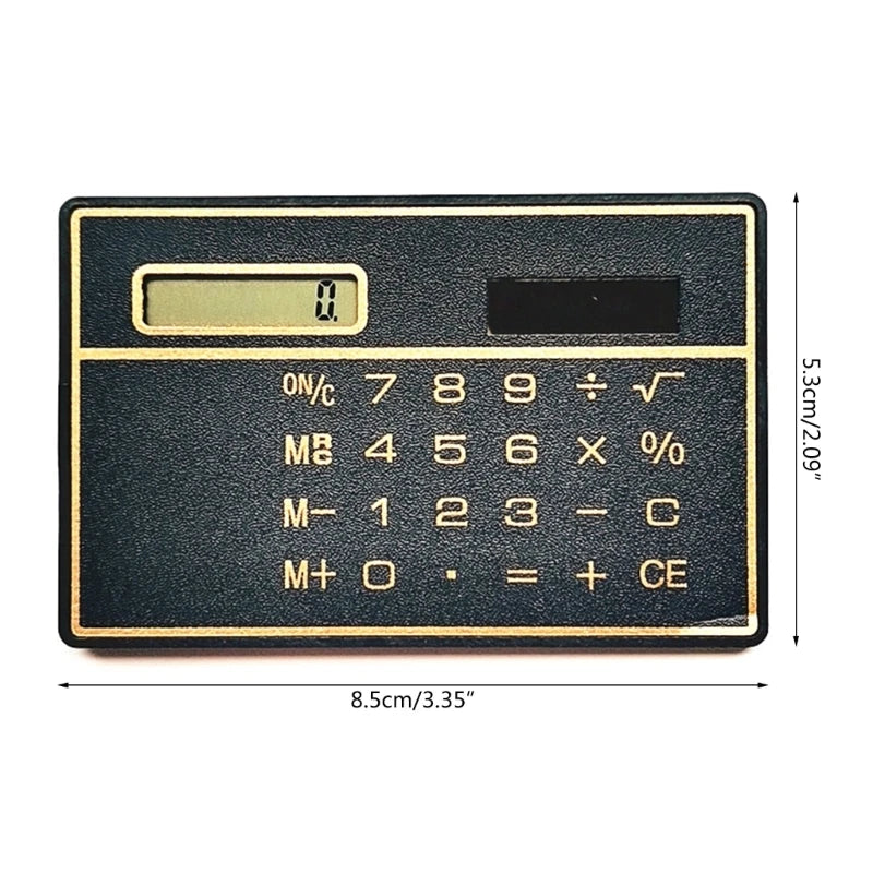 Solar Powered Calculator 8 Digit Mini Calculator Small Basic Standard Calculator CB DROPSHIPPING