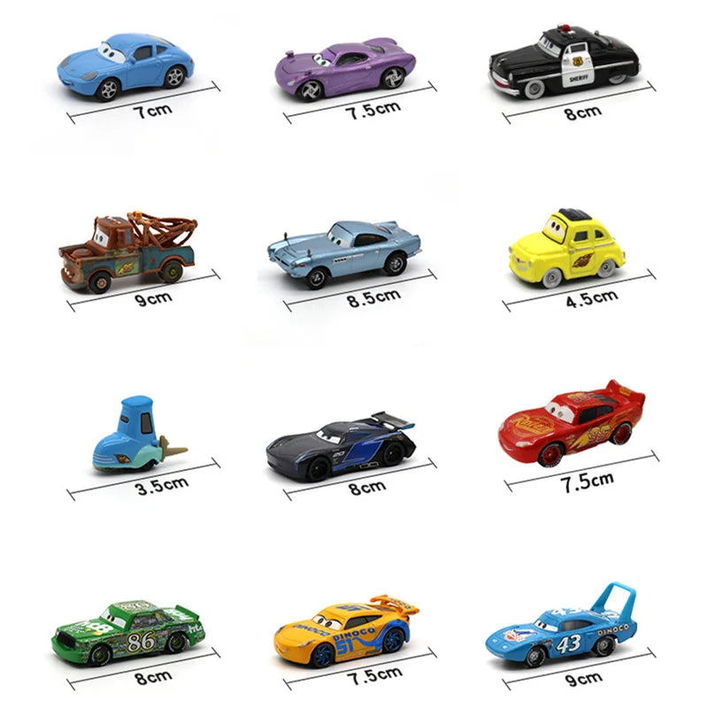 Cars Mcqueen Pixar Cars 3 Lightning Mcqueen Toys Mater Model Collection 1:55 Diecast Vehicles Alloy Car Toy For Children Gifts CB DROPSHIPPING