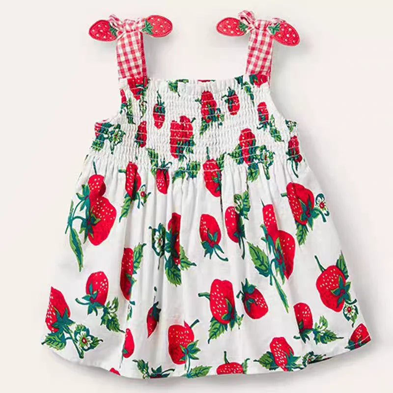 Little maven Baby Girls Casual Clothes Little  Girls 2026 New Summer Dress Kids Elegant Party Dress Children's Clothing CB DROPSHIPPING