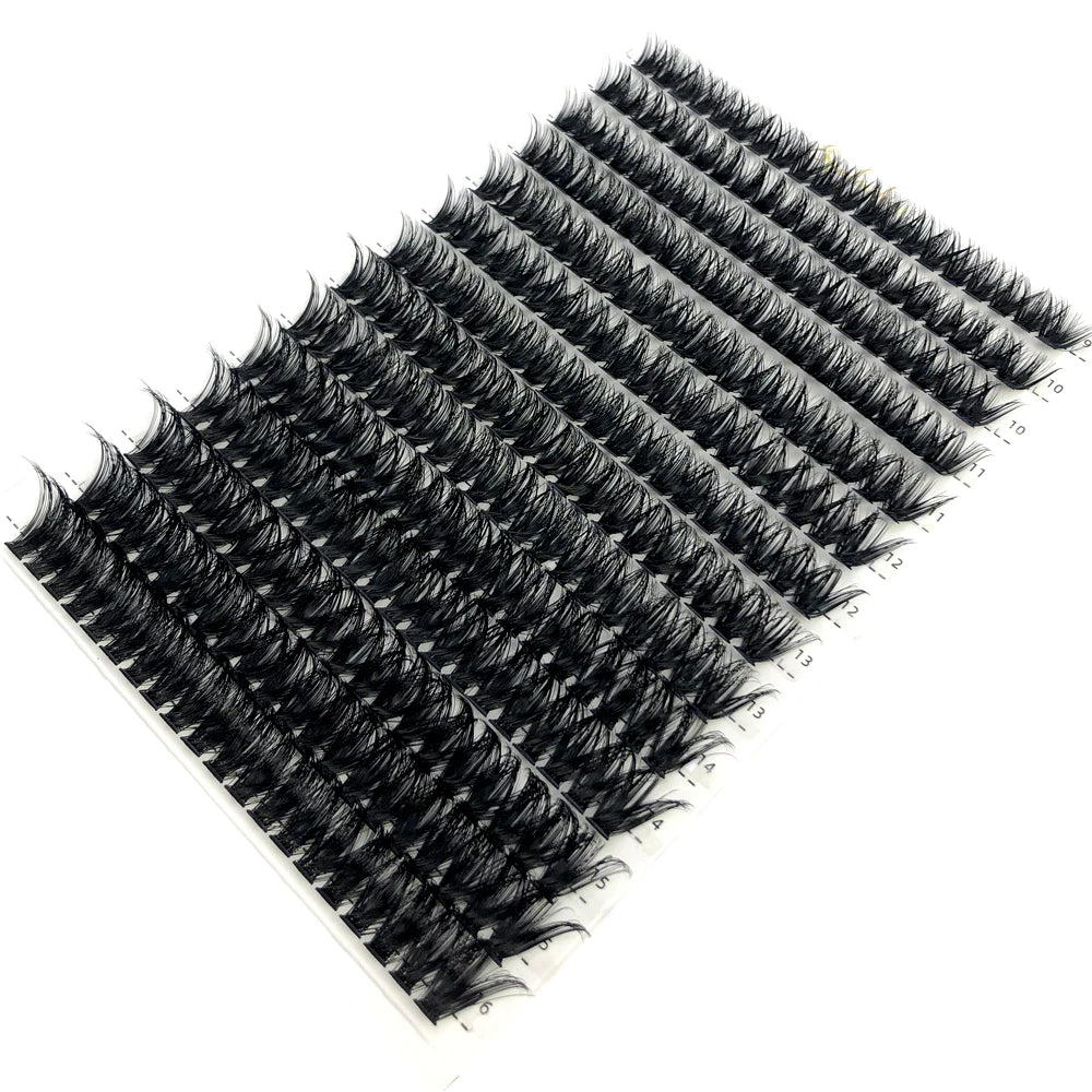 AMSDCN 100/280 clusters 30D 40D 60D 80D curly eyelashes naturally soft DIY makeup false eyelashes