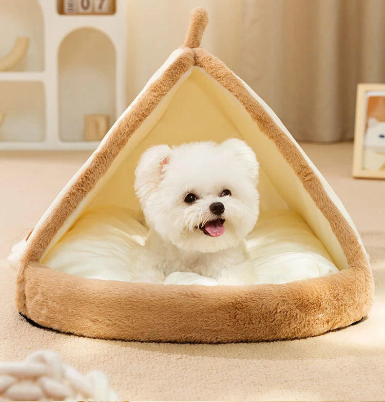 Winter Warm Dog Bed Soft Cozy Pet Sleeping Mat for Small Medium Dogs Cats Thicken Non-slip Cat Sofa Puppy Kennel Pet Supplies CB DROPSHIPPING