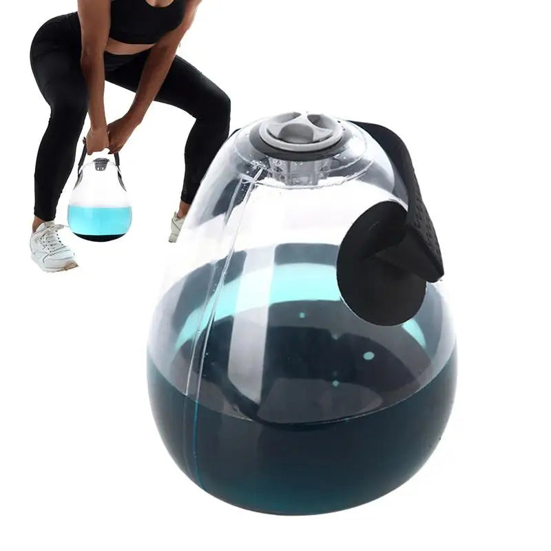 Fitness Inflatable Water Kettlebell Weighted Aqua Ball Workout Lifting Kettle Deep Squat Strength Kettlebells For Balance Traine CB DROPSHIPPING