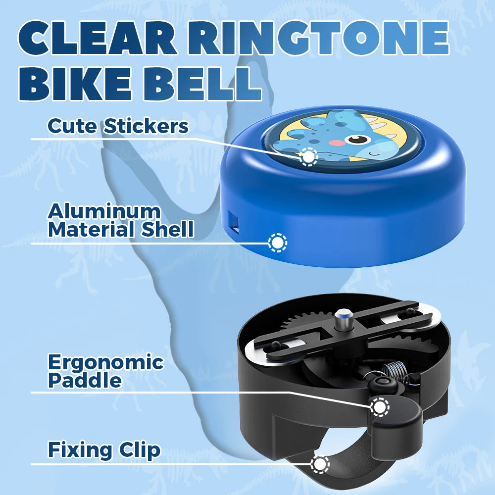 Kids Bicycle Bell Children Mini Cute Cycling Ring Alarm Warning For Scooter Tricycle Sport Handlebars Horn Bell Bike Accessories