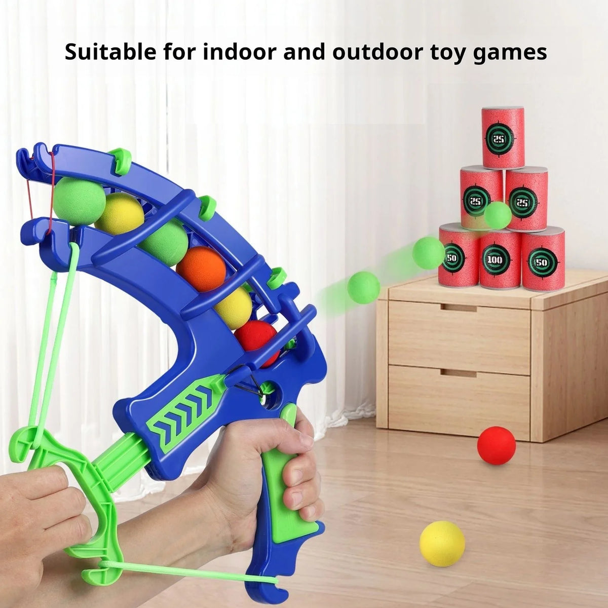 Montessori Throw Sport Slingshot Target Sticky Ball Dartboard Basketball Board Games Educational Outdoor Game Toy CB DROPSHIPPING