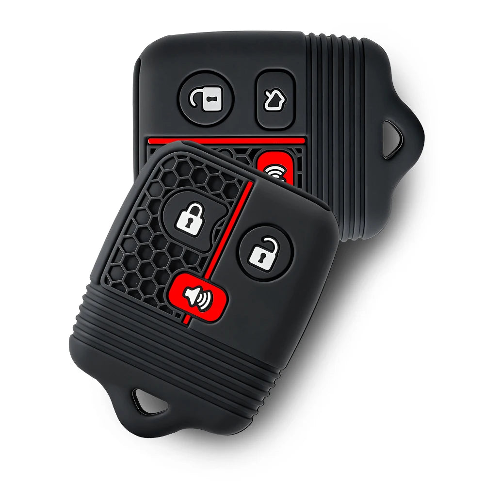 3/4 Buttons Silicone Car Remote Key Shell Case Fob Cover for Ford Focus Complete Escape Mustang Explorer Lincoln Town Sport CB DROPSHIPPING