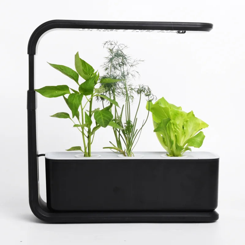 Garden Indoor Home Led Grow Light Smart Planter Pot Kits Herb Self Watering aero Pots Hydroponic Growing Systems