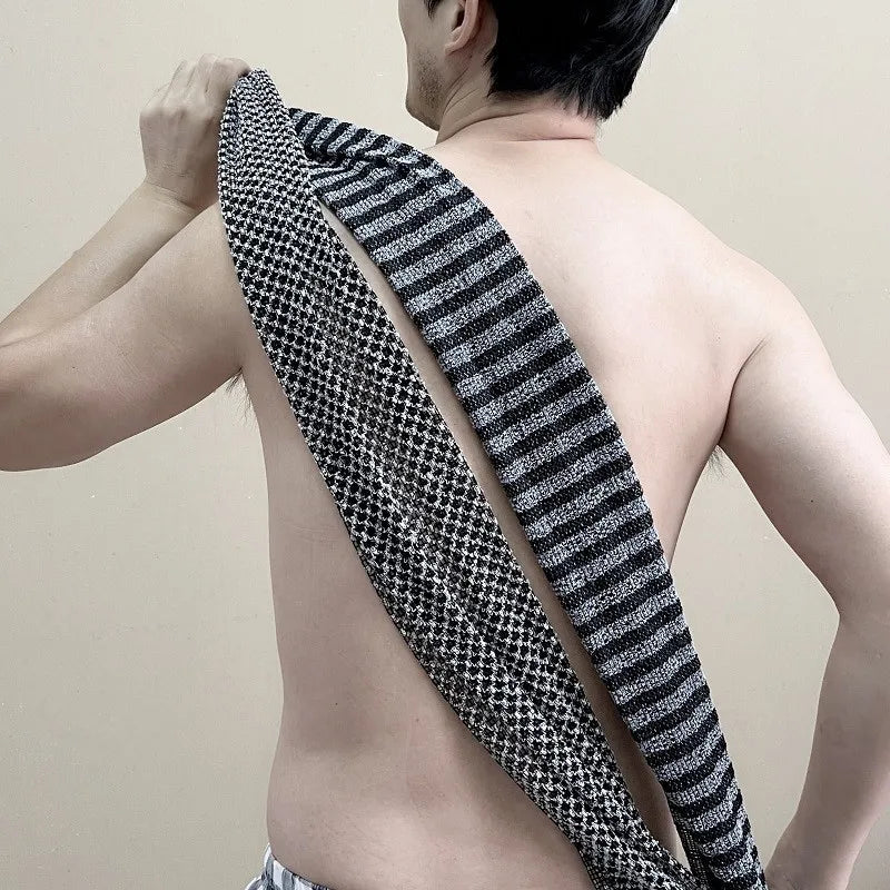 Japanese Exfoliating Bath Towel Ultra-Long Shower Scrubber for Back Antibacterial Foam Washcloth Multi-Use for Shower Skincare CB DROPSHIPPING