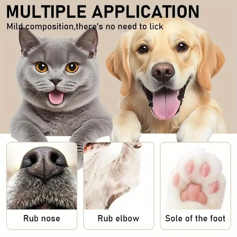 45g Dog Nose and Paw Pet Accessories Balm Dog Paw Cream Cats Dogs Paw Protector Cream Pet Feet Moisturizer Pet Crack Feet Repair CB DROPSHIPPING