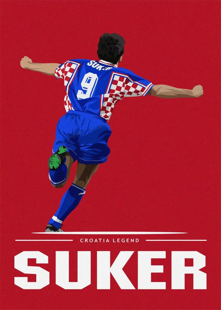 Sport Soccer Football Player Star Wall Art Poster World Famous Idol Home Decor Canvas Painting Mural Collection Print Pictures CB DROPSHIPPING