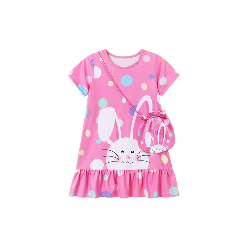 Little maven Baby Girls Casual Clothes Little  Girls 2026 New Summer Dress Kids Elegant Party Dress Children's Clothing CB DROPSHIPPING