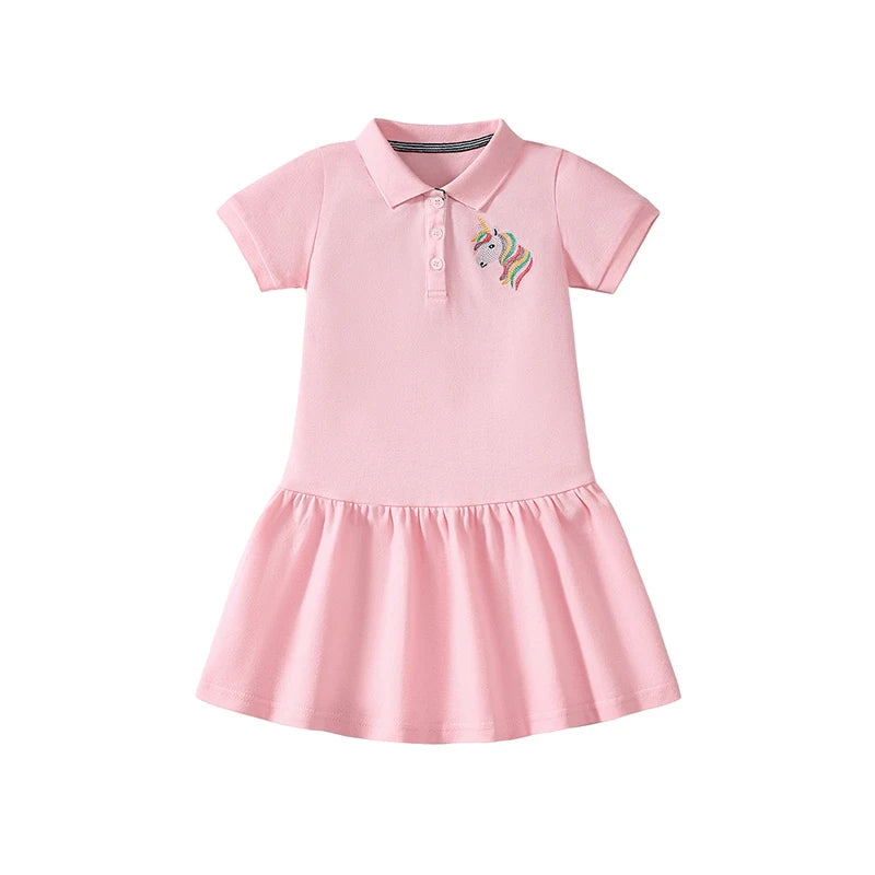 Little maven Baby Girls Casual Clothes Little  Girls 2026 New Summer Dress Kids Elegant Party Dress Children's Clothing CB DROPSHIPPING