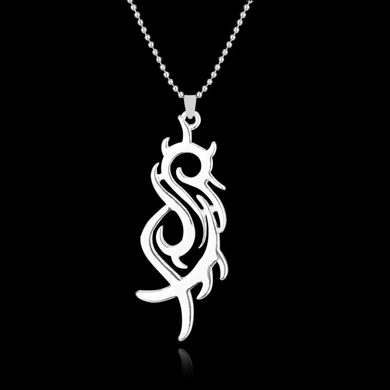 Valentine's Day Gift Music Slipknot Star Necklace Pendant Charm Jewelry Accessories Decorations Pendant Gift