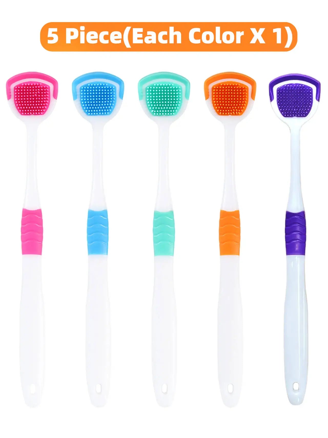 1Pc/4Pcs/8Pcs Silicone Tongue Scraper For Oral Hygiene,Tongue Cleaner Scraper For Oral Care,Tongue Brush Food Debris Clea CB DROPSHIPPING
